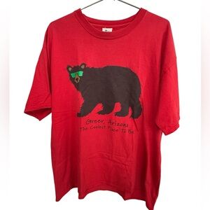 Vintage Greer Arizona Bear Red Men’s XL T-Shirt MINTY